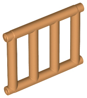 Грати 1 x 4 x 3 з торцевими виступами