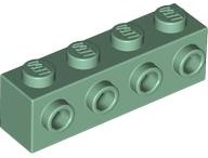 Кубік модифікований 1 x 4 з 4 пінами з 1 боку