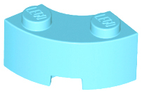 Кубик круглий, кут 2 х 2 макарони з вирізом під пін та посиленою нижньою стороною