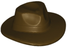 Мініфігурка, головний убір, капелюх із широкими полями в стилі Outback (Fedora)