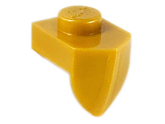 Пластина модифікована 1 x 1 із вертикальним зубом