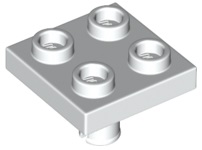 Пластина модифікована 2 x 2 зі штифтом унизу