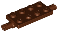 Пластинка модифікована 2 x 4 зі штифтами
