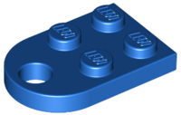 Пластинка модифікована  2 x 3 з отвором