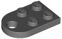 Пластинка модифікована  2 x 3 з отвором