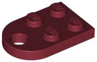 Пластинка модифікована  2 x 3 з отвором
