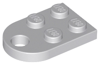 Пластинка модифікована  2 x 3 з отвором