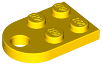 Пластинка модифікована  2 x 3 з отвором