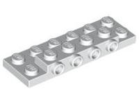 Пластинка модифікована 2 x 6 x 2/3 з 4 шпильками збоку