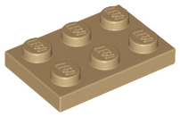 Пластинка 2 x 3