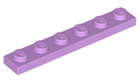 Пластинка 1 x 6