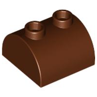 Схил вигнутий 2 x 2 x 1 подвійний з 2 шпильками