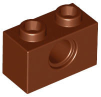 Кубик 1 x 2 з діркою