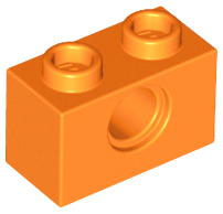 Кубик 1 x 2 з діркою