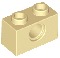 Кубик 1 x 2 з діркою
