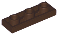 Плитка модифікована 1 x 3 перевернута з отвором