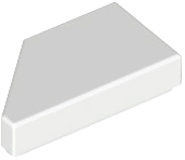Плитка модифікована, клин 1 x 2 правий