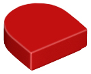 Плитка кругла 1 x 1 розширене півколо