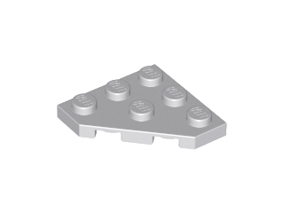 Пластинка клиноподібна 3 х 3, зрізані кути світло-блакитно-сірий LEGO Пластинка клиноподібна 3 х 3, зрізані кути