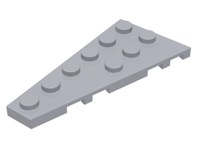 Пластинка клиноподібна 6 х 3 ліва світло-блакитно-сірий LEGO Пластинка клиноподібна 6 х 3 ліва
