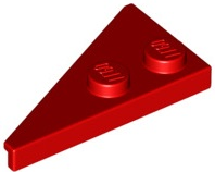 Пластинка клиноподібна 4 x 2 права, загострена червоний LEGO Пластинка клиноподібна 4 x 2 права, загострена