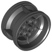 Колесо 43,2 мм D. x 26 мм Technic Racing Small, 6 отворів для штифтів